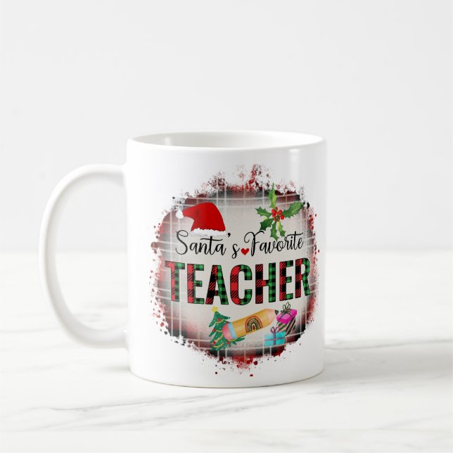 Caneca De Café Apreciação de Natal para Professores Favoritos dos (Esquerda)