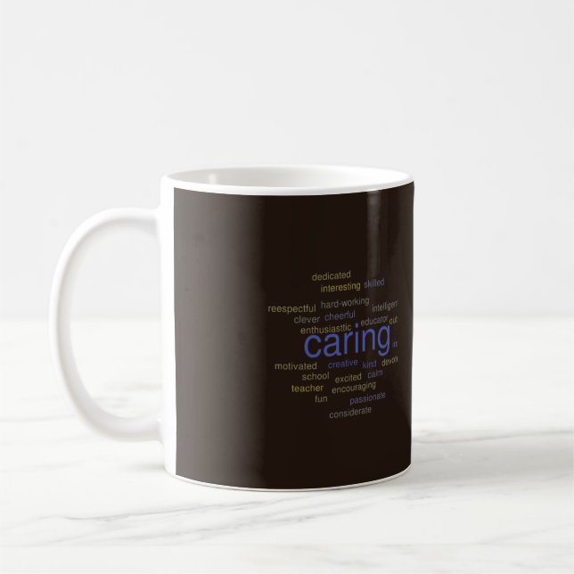 Caneca De Café Apreciação do Professor (Esquerda)