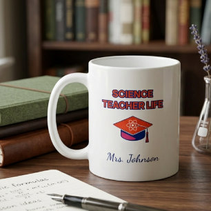Caneca De Café Apreciação do Professor de Ciências Educador de Vi