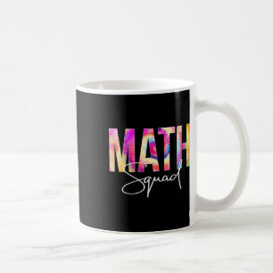 Caneca De Café Apreciação do Tie Dye ao Esquadrão de Matemática