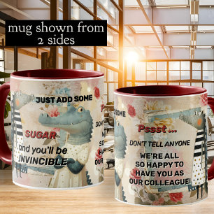 Caneca De Café Apreciação engraçada de colega de trabalho Jacaré