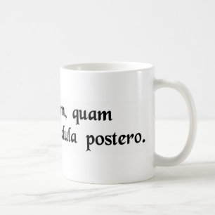 Caneca De Café Apreenda o dia, confiança o menos possível .....