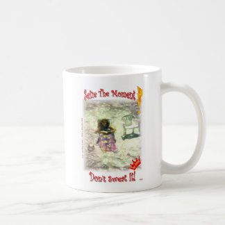 Caneca De Café Apreenda o momento, não o sue!