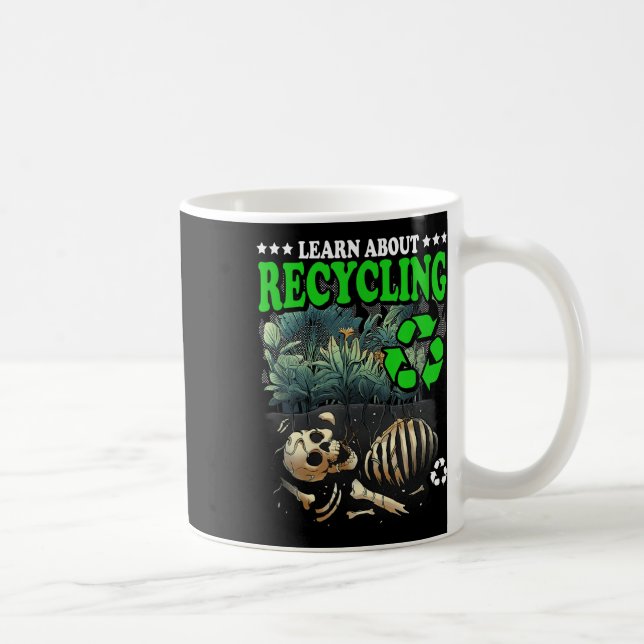 Caneca De Café Aprenda Sobre a Proteção Ambiental do Dia da Terra (Direita)