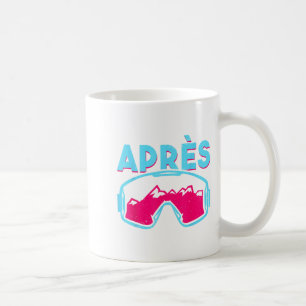 Caneca De Café Après, Óculos de Esqui Retro Vintage Anos 80 90