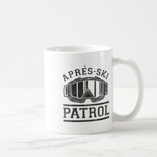 Caneca De Café Apres Ski Patrol (Direita)