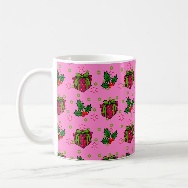 Caneca De Café Apresenta e Holly_pink (Esquerda)