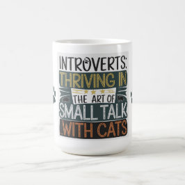 Caneca De Café Apresenta emoção com gatos
