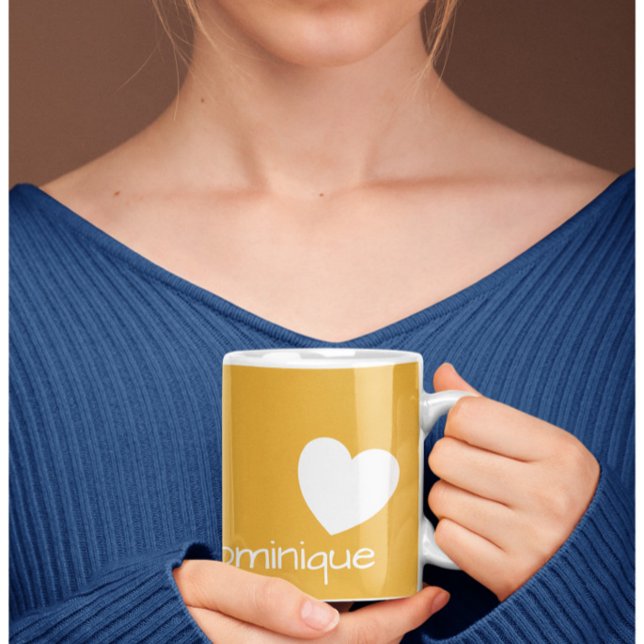 Caneca De Café Apricot Perfection - The Coffee Mug With A Heart (Criador carregado)