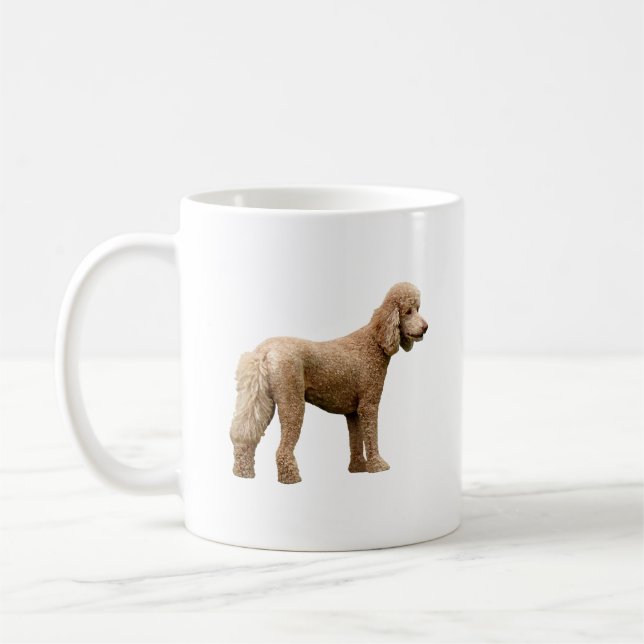 Caneca De Café Apricot Poodle (Esquerda)