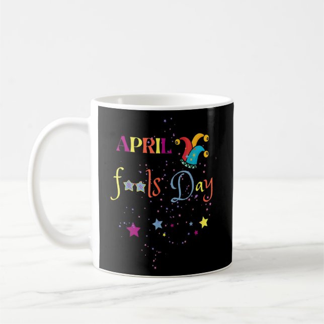 Caneca De Café April Fool's Day April 1140 Brincadeira Prankster  (Esquerda)