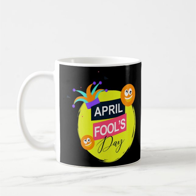 Caneca De Café April Fool's Day Brincadeira 2 (Esquerda)