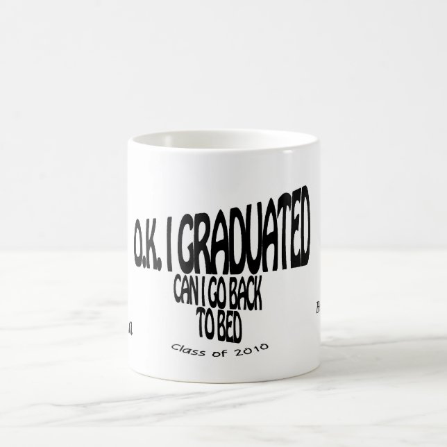 Caneca De Café aprovação eu graduo a caneca… (Centro)