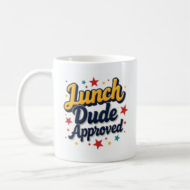 Caneca de Café Aprovada pelo Cara do Almoço (Esquerda)
