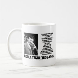 Caneca De Café Aproveitando citações de Tesla da energia de um