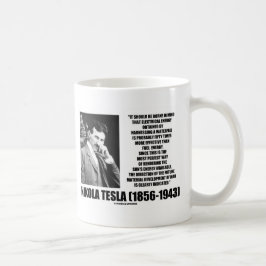 Caneca De Café Aproveitando citações de Tesla da energia de um