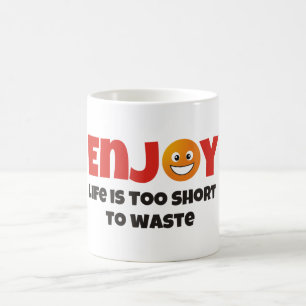 Caneca De Café Aproveite a vida