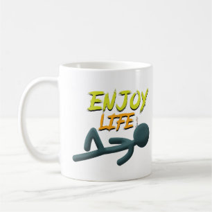Caneca De Café Aproveite a vida