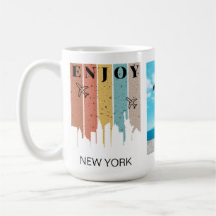 Caneca De Café APROVEITE NEWYORK, Edifícios, Viagens Foto