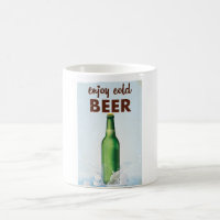 Aproveite o Cartaz de Bebida de Cerveja Fria.
