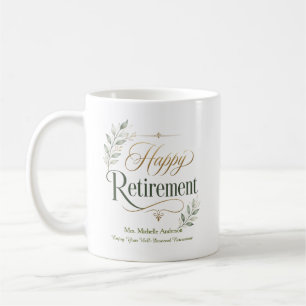 Caneca De Café Aproveite Sua Aposentadoria Merecida Personalizada