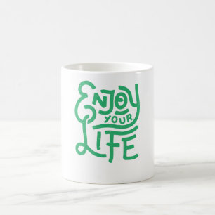 Caneca De Café Aproveite sua vida