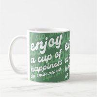 Aproveite uma taça de felicidade | Mug Motivaciona