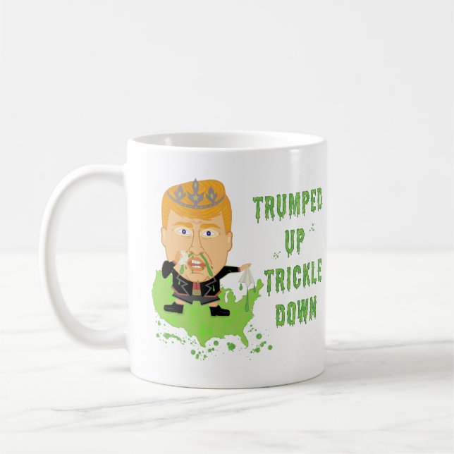 Caneca De Café Aproximação da Armadilha Anti-Trump 2016 Política (Esquerda)