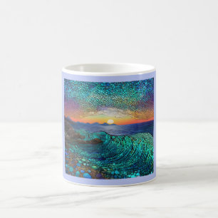 Caneca De Café Aqua Mirage Seascape
