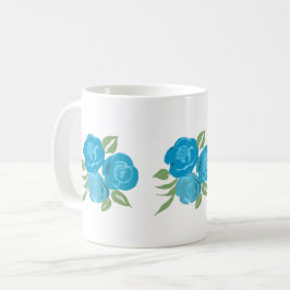 Caneca De Café Aqua Rosa Mug