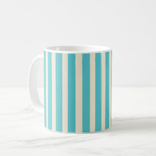 Caneca De Café Aqua Stripes