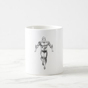 Caneca De Café Aquaman Executa BW