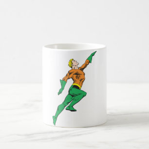 Caneca De Café Aquaman salta para cima