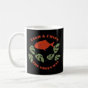 Caneca De Café Aquaponics Fish & Chips the Green Way