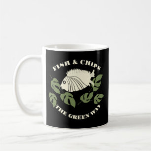 Caneca De Café Aquaponics Fish & Chips the Green Way