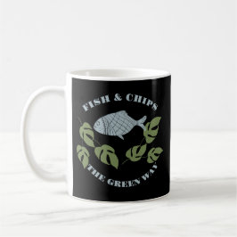 Caneca De Café Aquaponics Fish & Chips the Green Way
