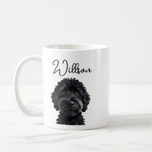 Caneca De Café Aquarela de cachorro dachshund fofo