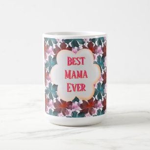 Caneca De Café Aquarela floral personalizada e customizada