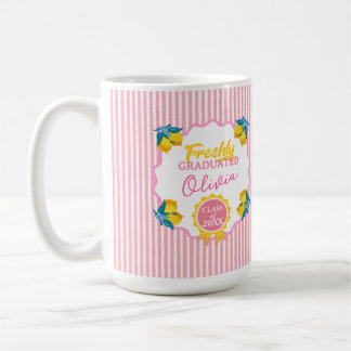 Caneca De Café Aquarela Limão Recém-Formado Festa Turma 26