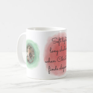 Caneca De Café Aquarela Natal Dachshund – Foto Personalizada