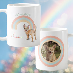 Caneca De Café Aquarela Personalizada de Chihuahua – Nome e Foto