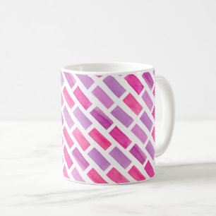 Caneca De Café Aquarela Rosa
