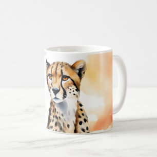 Caneca De Café Aquarela Safari Captivando Chita