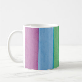 Caneca De Café Aquarelas Arco-íris Orgulho