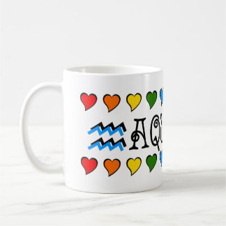 Caneca De Café Aquário 11oz. Clássico Designer Mug