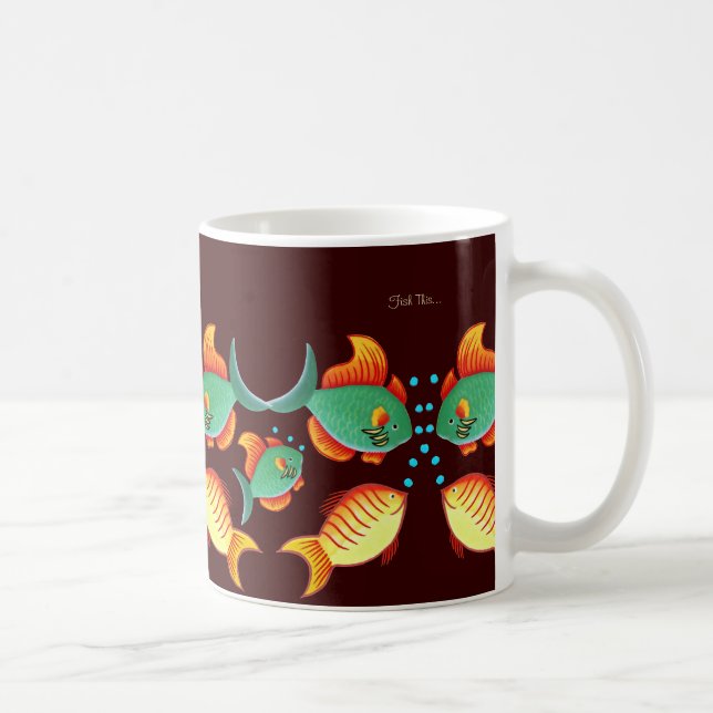 Caneca De Café Aquário dos peixes (Direita)