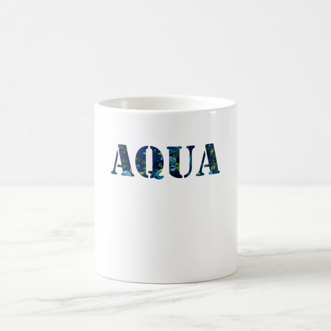 Caneca De Café Aquário Planeta Aquário Peixe (Centro)