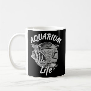 Caneca De Café Aquarium Fish Life Frontosa Cherry Shrimp