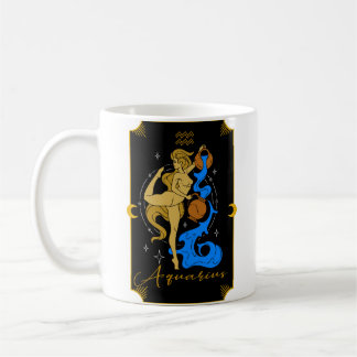 Caneca De Café Aquarius Saucy sinaliza mug astrológico