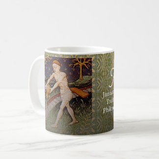 Caneca De Café Aquarius Water Bearer Zodiac Sinal Festa de aniver